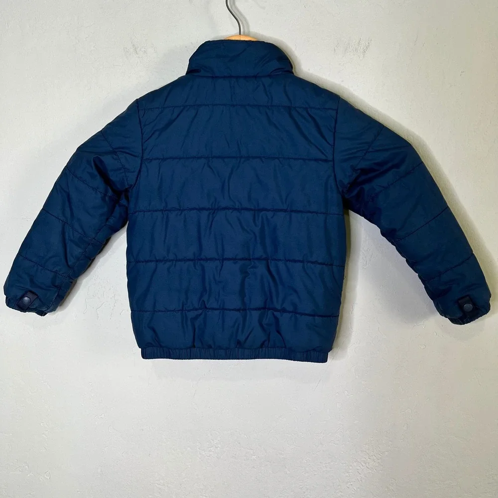 The North Face Puffer Jacket Chimborazo Toddler Size 2T Blue Full Zip Quilted